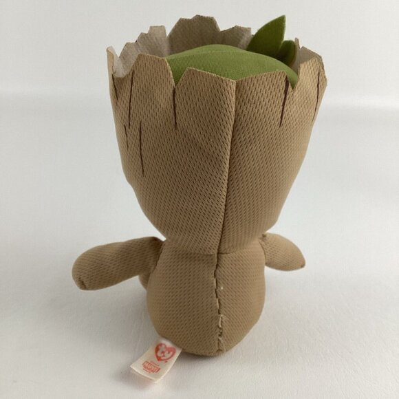 Ty Marvel Guardians Of The Galaxy Groot 6" Plush Bean Bag Stuffed Animal Toy - Picture 3 of 6